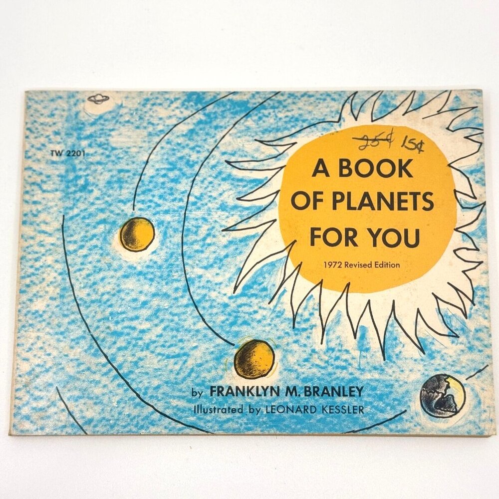 A Book of Planets for, Paperback by Branley, Franklyn, 1975 printing
